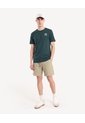 Camiseta Detalle Metalizado  Para Hombre Verde Seven Seven de Seven Seven