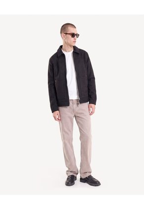Camiseta Tricot Texturizada  Para Hombre Marfil Seven Seven