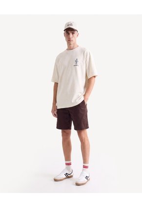 Camiseta Screen Pesada  Para Hombre Arena Seven Seven