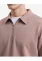 Buzo Half Zipper  Para Hombre Taupe Seven Seven de Seven Seven