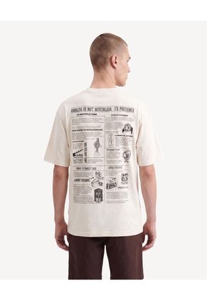Camiseta Screen Pesada  Para Hombre Arena Seven Seven