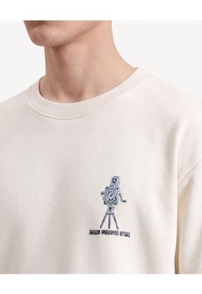 Camiseta Screen Pesada  Para Hombre Arena Seven Seven
