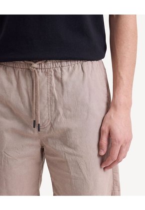 Bermuda Rústica Para Hombre Beige Seven Seven