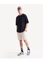Bermuda Jogger Ligera  Para Hombre Taupe Seven Seven de Seven Seven