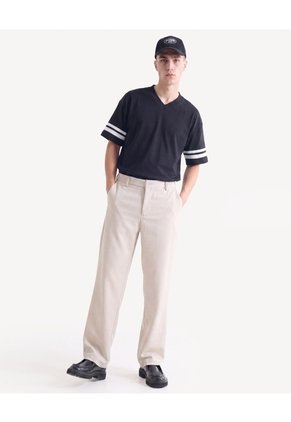 Pantalón Sastre Chapelle  Para Hombre Taupe Seven Seven