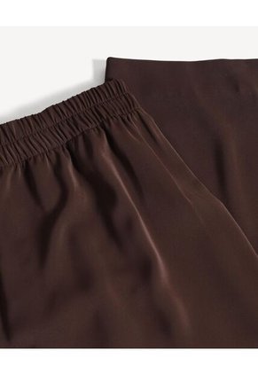 Pantalón  Para Mujer Moda Color Café Marca Seven Seven #28072011