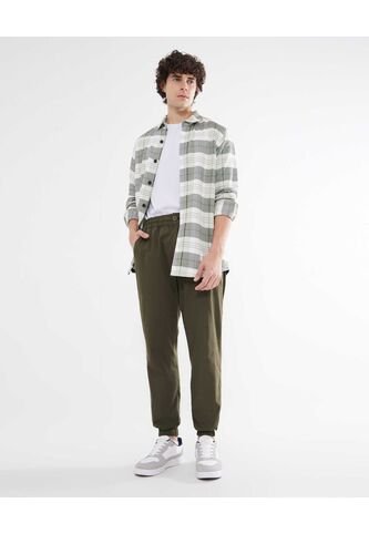 Jogger Casual  Para Hombre Verde Seven Seven Seven Seven