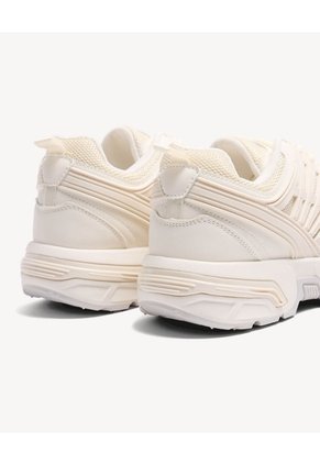 Tenis Deportivos Modernos Para Mujer Marfil Seven Seven