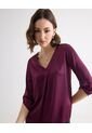Blusa Para Mujer Manga 3/4 Color Vino Marca Seven Seven #28124090 de Seven Seven