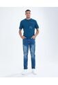 Jean Para Hombre Slim Color Azul Medio Marca Seven Seven #45160469 de Seven Seven