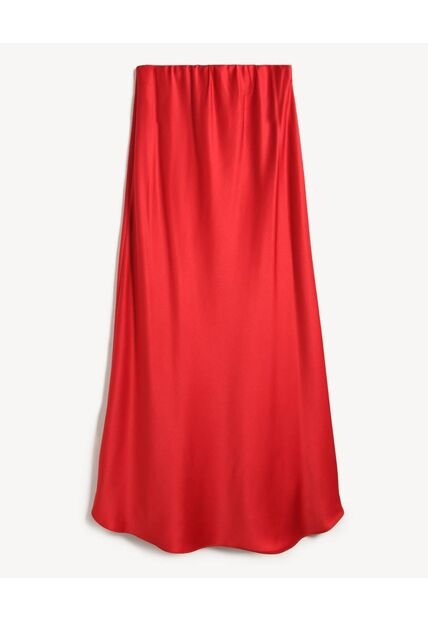 Falda Para Mujer Largo Color Rojo Marca Seven Seven #28140966