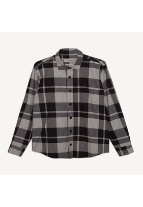 Camisa Para Hombre Manga Larga  Color Gris Jaspe Marca Seven Seven #45011846