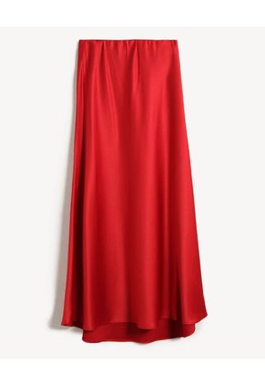 Falda Para Mujer Largo Color Rojo Marca Seven Seven #28140966