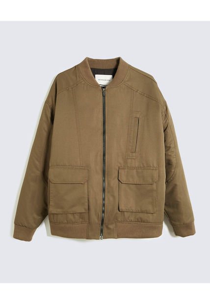 Chaqueta Para Hombre Bomber Color Verde Marca Seven Seven #45080470