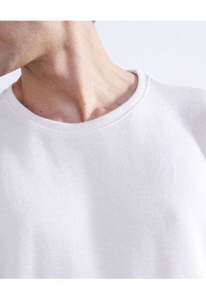 Camiseta Para Hombre Manga Corta Color Marfil Marca Seven Seven #45092522