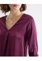 Blusa Para Mujer Manga 3/4 Color Vino Marca Seven Seven #28124090 de Seven Seven