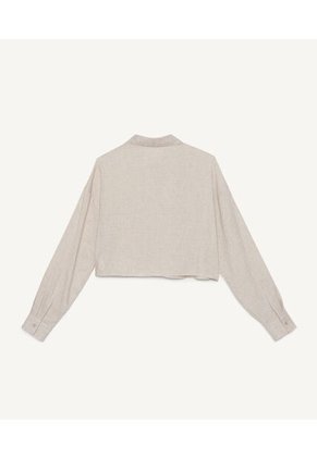 Blusa Para Mujer Manga Larga Color Blanco Marca Seven Seven #28123824
