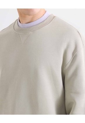 Buzo Regular Cuello V  Para Hombre Gris Seven Seven