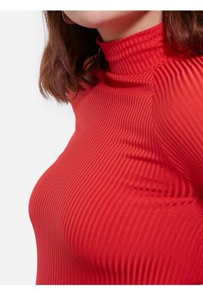 Camiseta Para Mujer Manga Larga Color Rojo Marca Seven Seven #28094119