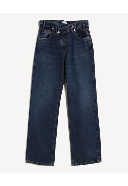 Jean Para Mujer Straight Color Azul Marca Seven Seven #28160980