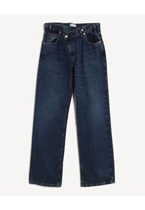 Jean Para Mujer Straight Color Azul Marca Seven Seven #28160980