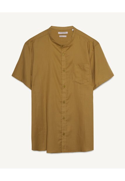 Camisa Para Hombre Manga Corta  Color Verde  Marca Seven Seven #45011874