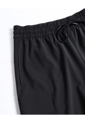 Bermuda Cargo Para Hombre Negro Seven Seven