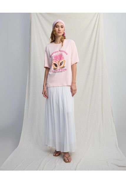 Falda De Pretina Ancha  Para Mujer Crudo Seven Seven