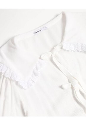 Blusa Para Mujer Manga Larga Color Crudo Marca Seven Seven #28124107