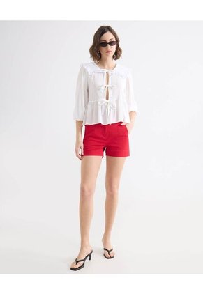 Blusa Para Mujer Manga Larga Color Crudo Marca Seven Seven #28124107