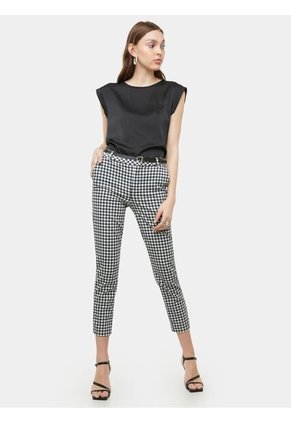 Blusa Para Mujer Manga Corta Color Negro Marca Seven Seven #28123301