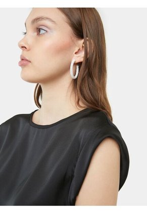 Blusa Para Mujer Manga Corta Color Negro Marca Seven Seven #28123301