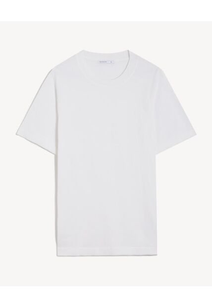 Camiseta De Punto Con Cuello Mao  Para Hombre Crudo Seven Seven