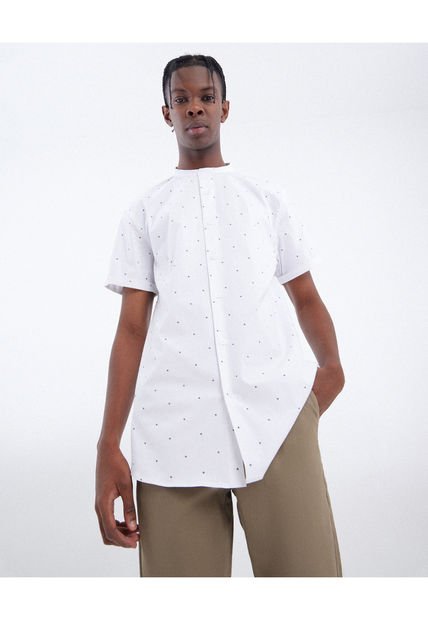 Camisa Para Hombre Manga Corta  Color Blanco Marca Seven Seven #45011775