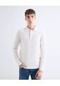Polo En Tricot  Para Hombre Marfil Seven Seven de Seven Seven