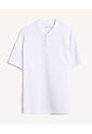 Polo Cuello Mao Con Botonadura  Para Hombre Blanco Seven Seven de Seven Seven