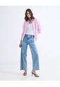 Jean Retro Tono Claro  Para Mujer Azul Seven Seven de Seven Seven