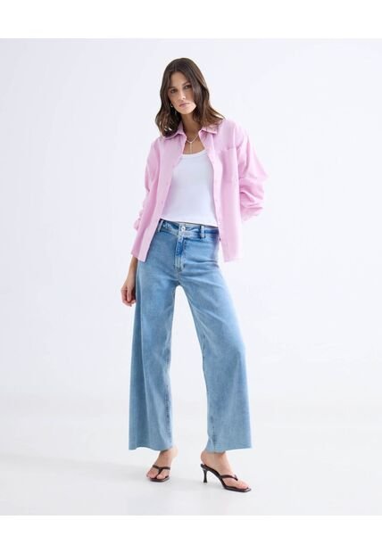 Jean Retro Tono Claro  Para Mujer Azul Seven Seven