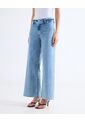 Jean Retro Tono Claro  Para Mujer Azul Seven Seven de Seven Seven