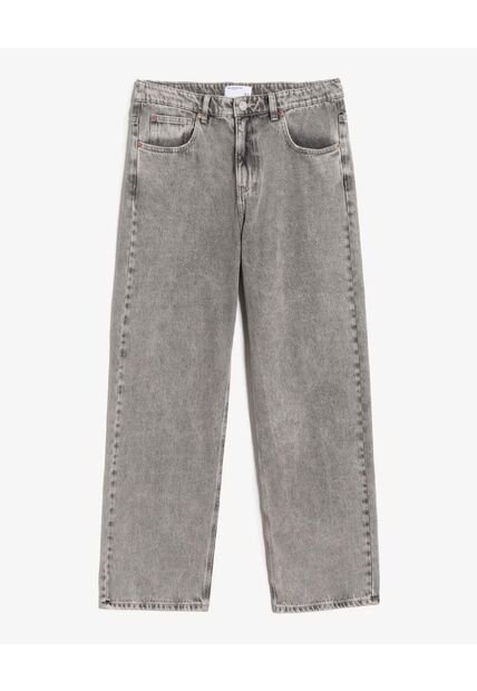 Jean Loose Gris Claro  Para Hombre Gris Seven Seven
