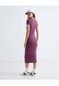 Vestido Midi Ajustado  Para Mujer Vino Seven Seven de Seven Seven