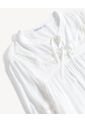 Blusa Fluida Ajustable  Para Mujer Blanco Seven Seven de Seven Seven
