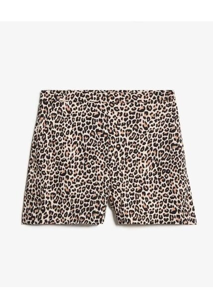 Short Tiro Alto  Para Mujer Camel Seven Seven
