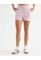 Short Casual Tiro Alto  Para Mujer Rosa Seven Seven de Seven Seven