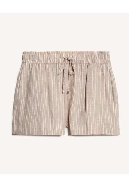 Short Para Mujer Multiusos Plano Color Beige Marca Seven Seven #28191094