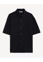 Sobrecamisa Texturizada  Para Hombre Negro Seven Seven de Seven Seven