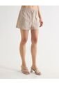 Short Para Mujer Multiusos Plano Color Beige Marca Seven Seven #28191094 de Seven Seven