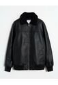 Chaqueta  Para Hombre Shearling Color Negro Marca Seven Seven #45080495 de Seven Seven