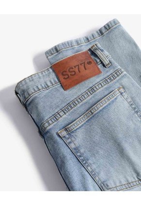 Jean Regular Tono Claro  Para Hombre Azul Seven Seven