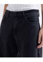 Jean Barrel Tono Negro  Para Mujer Negro Seven Seven de Seven Seven